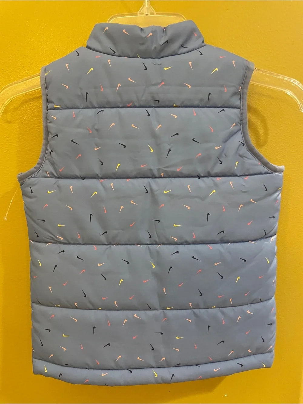 NWT Nike Kids' Puffer Vest with Multicolor Swoosh